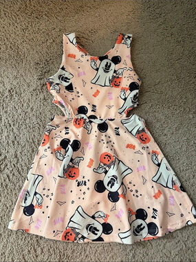 Made by Molly Trick-or-Treat Mickey Ghost Open Side Active Dress Active Dress